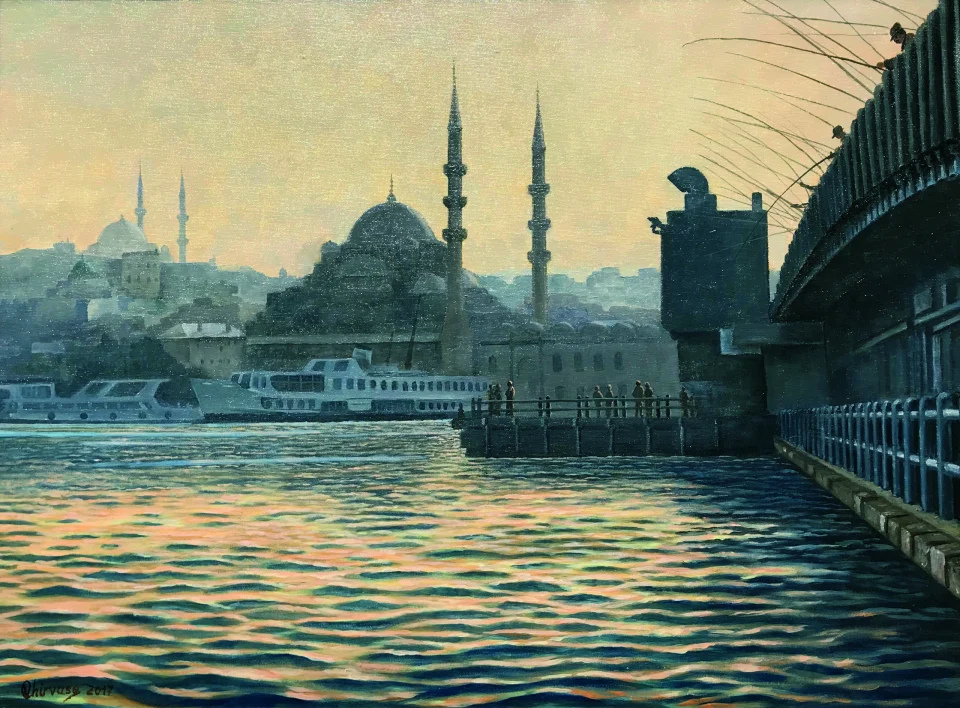 Galata Köprüsünden Yeni Cami