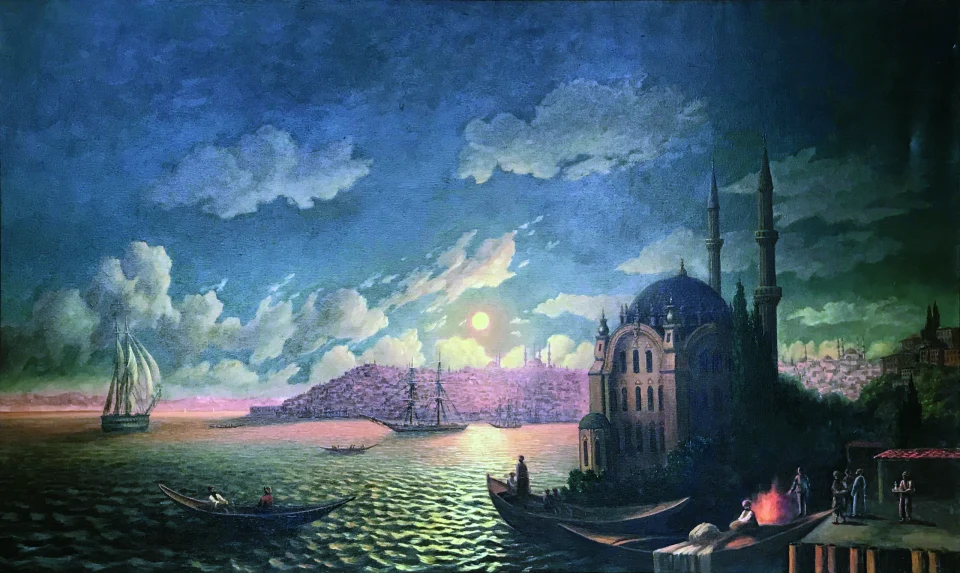 Tophane'de Gece (Ayvazovski)