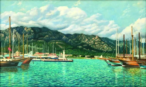 Kemer Marinası ve Dağlar