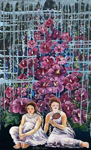 Antalya'nın Renkleri - Gülay Eroğlu - Hatmi Çiçeği  50 x 80 cm