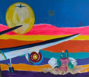 Olga Adam - Under The Wings Part-2 110 x 130 cm