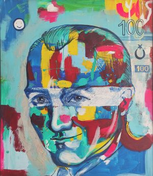 Olga Adam - 100 Lira  120 x 100 cm