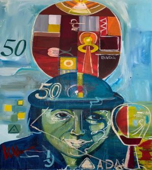 Olga Adam - 50 Francs  130 x 90 cm